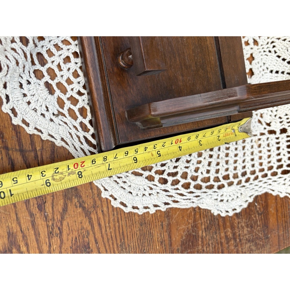Wall Shelf 20" Spindle Rail Plate Groove Farmhouse Country Cottage Display - Picture 6 of 8